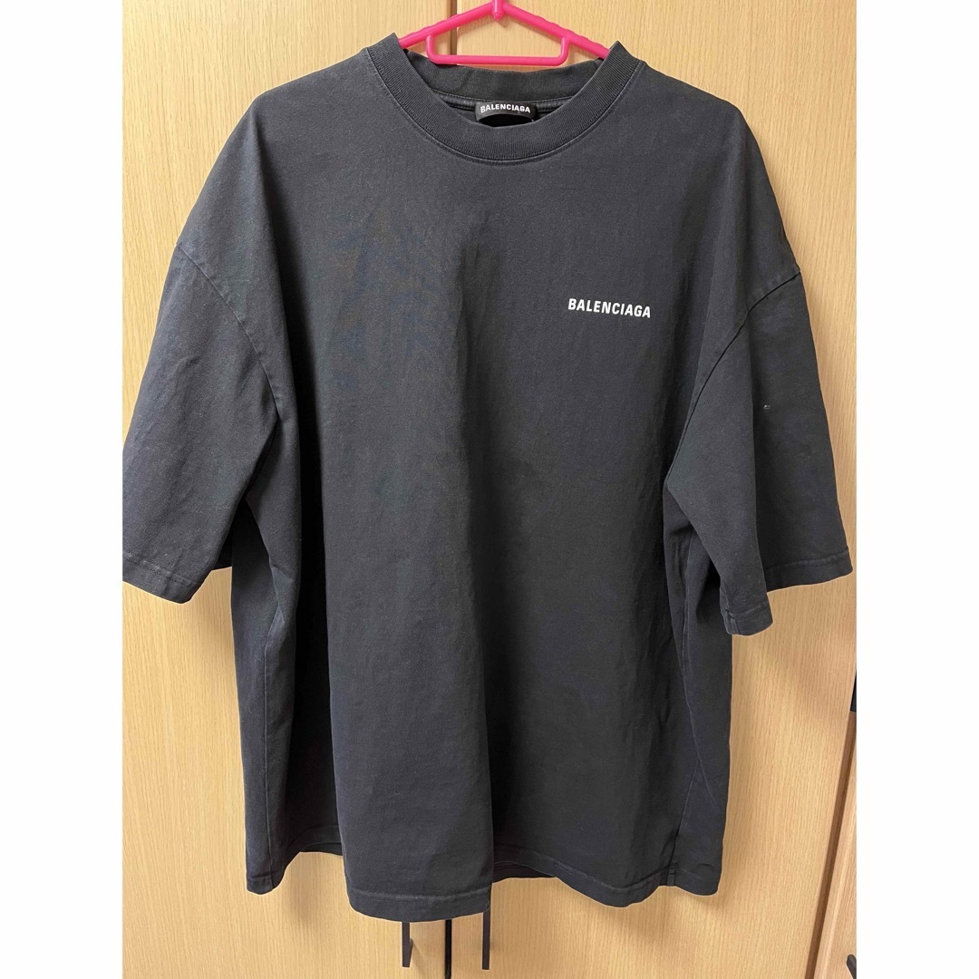 BALENCIAGA - 正規 21SS BALENCIAGA バレンシアガ バックロゴ T BALENCIAGA - 正規 21SS BALENCIAGA バレンシアガ バックロゴ T