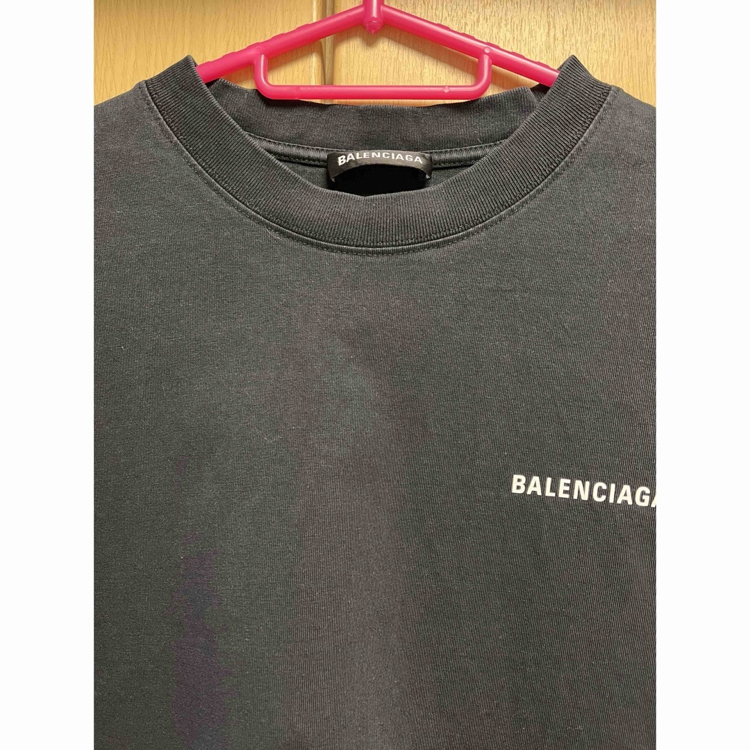 BALENCIAGA - 正規 21SS BALENCIAGA バレンシアガ バックロゴ T BALENCIAGA - 正規 21SS BALENCIAGA バレンシアガ バックロゴ T