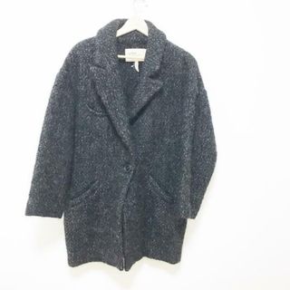 ISABEL MARANT ETOILE(イザベルマランエトワール) コート サイズ0 XS レディース - 黒×ダークグレー 長袖/冬(その他)