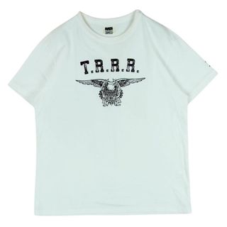 RATS - RATS ラッツ T.R.R.R. イーグル プリント 半袖 TEE Ｔシャツ コットン 日本製 ホワイト系 M【中古】