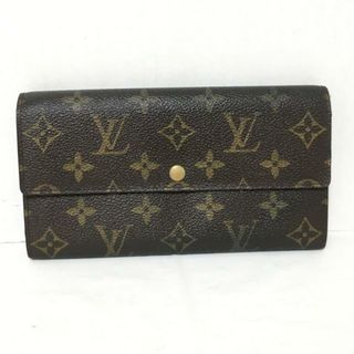 ルイヴィトン(LOUIS VUITTON)のLOUIS VUITTON(ルイヴィトン) 長財布 モノグラム ポシェットポルトモネクレディ M61725 - モノグラム・キャンバス ×クロスグレインレザー(財布)