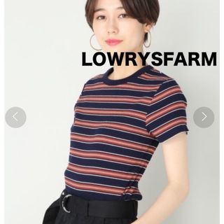 ローリーズファーム(LOWRYS FARM)のLOWRYSFARM ボーダーtops(Tシャツ(半袖/袖なし))