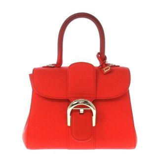 DELVAUX(デルボー) ハンドバッグ レディース ブリヨンミニ AA0406ACE055CDP レッド レザー(ハンドバッグ)