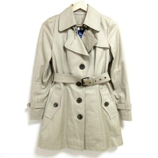 バーバリーブルーレーベル(BURBERRY BLUE LABEL)のBurberry Blue Label(バーバリーブルーレーベル) トレンチコート サイズ38 M レディース - ベージュ 長袖/ライナー着脱可/秋/冬 綿(トレンチコート)