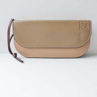 ロエベ(LOEWE)のLOEWE(ロエベ) 長財布 ゲート コンチネンタル ウォレット ベージュ×ライトブラウン レザー(財布)