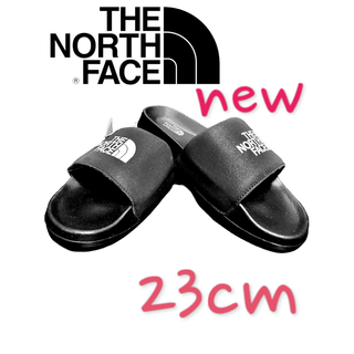 ザノースフェイス(THE NORTH FACE)の韓国限定　ノースフェイス　サンダル　スリッパ　ブラック　23cm(サンダル)