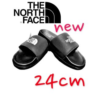 ザノースフェイス(THE NORTH FACE)の韓国限定　ノースフェイス　サンダル　スリッパ　ブラック　24cm(サンダル)