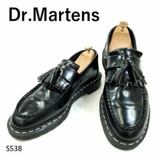 ドクターマーチン(Dr.Martens)のドクターマーチン　タッセルローファー　ホワイトステッチのエイドリアン　ブラック(ドレス/ビジネス)