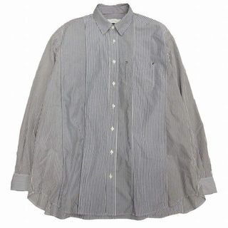 ファセッタズム(FACETASM)の美品 24SS ファセッタズム リンクル ビッグ ハート シャツ ストライプ(シャツ)