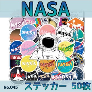 NASA ステッカー　50枚 No.045(スケートボード)