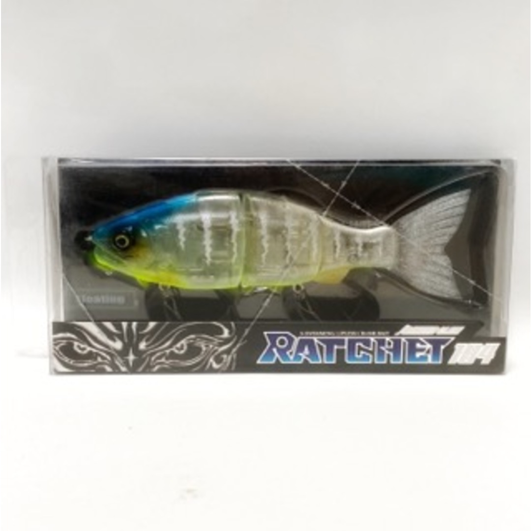 GAN CRAFT - GAN CRAFT/ガンクラフト JOINTED CLAW RATCHET 184F ジョインテッド クローラチェット184F /カラー：#05ブルーバッククリアーパーチ【84888-007】