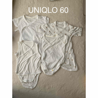 ユニクロ(UNIQLO)のUNIQLO 60 エアリズム、コンビ肌着50〜60(肌着/下着)