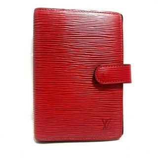 ルイヴィトン(LOUIS VUITTON)のLOUIS VUITTON(ルイヴィトン) 手帳 エピ アジェンダPM R20057 カスティリアンレッド ■外側素材　⇒　レザー（LVロゴの刻印入り） ■内側素材　⇒　クロスグレインレザー(その他)