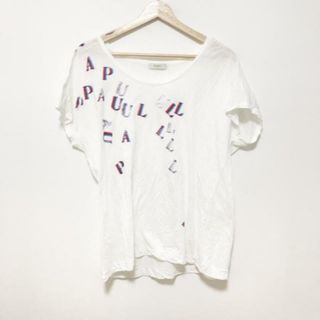 ポールスミス(Paul Smith)のPaulSmith(ポールスミス) 半袖Tシャツ サイズM レディース - 白 クルーネック(Tシャツ(半袖/袖なし))