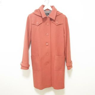 アーペーセー(A.P.C)のA.P.C.(アーペーセー) コート サイズS レディース - レッド 長袖/冬 ウール、ナイロン(その他)