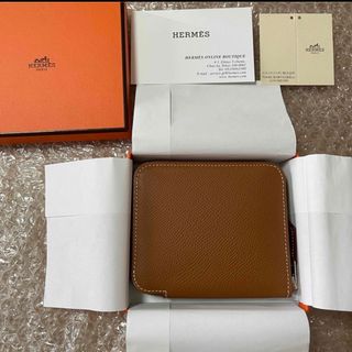 エルメス(Hermes)のHERMES エルメス　2023年製　シルクインコンパクト　ゴールド　新品(財布)