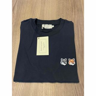 メゾンキツネ(MAISON KITSUNE')のメゾンキツネ ダブルフォックスtシャツXS(Tシャツ(半袖/袖なし))