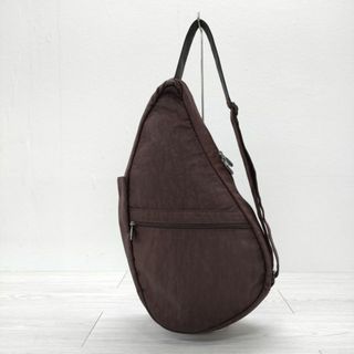 HEALTHY BACK BAG テクスチャードナイロン Mサイズ レーズン ameri bag ショルダーバッグ エンジ レディース ヘルシーバックバッグ【中古】4-0523G◎(ショルダーバッグ)