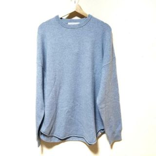 extreme cashmere(エクストリーム カシミヤ) 長袖セーター メンズ美品  - ライトブルー カシミヤ カシミヤ、ナイロン