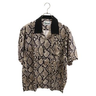 J.S.HOMESTEAD ジェイエスホームステッド ANIMAL PATTERN S/S SHIRT 24-051-470-5600-1-0 総柄 半袖シャツ 開襟シャツ グレー(Tシャツ/カットソー(半袖/袖なし))