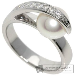 タサキ(TASAKI)のTASAKI パール 真珠 ダイヤモンド リング・指輪 PT900 レディース(リング(指輪))