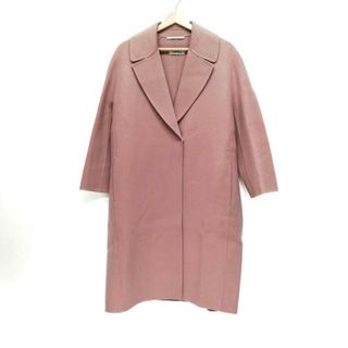 S Max Mara(マックスマーラ) コート サイズ36 S レディース美品  - ピンクベージュ 長袖/冬(その他)