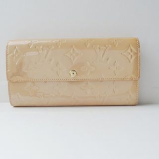 ルイヴィトン(LOUIS VUITTON)のLOUIS VUITTON(ルイヴィトン) 長財布 モノグラムヴェルニ ポルトフォイユサラ M91522 ローズフロランタン パテントレザー（モノグラムの型押し）(財布)