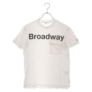 エンジニアードガーメンツ(Engineered Garments)のEngineered Garments エンジニアド ガーメンツ EG Broadway Print T ブロードウェイ 半袖Tシャツ ホワイト(Tシャツ/カットソー(半袖/袖なし))