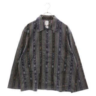 SOUTH2 WEST8 サウス2ウエスト8 S2W8 Hunting Shirt Ikat イカット柄ハンティングシャツ グリーン(シャツ)