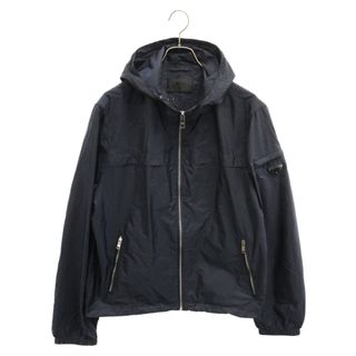 PRADA - PRADA プラダ Triangle Plate Nylon Hood Jacket トライアングルロゴジップアップナイロンジャケット SGA466 R131 Q04 ネイビー