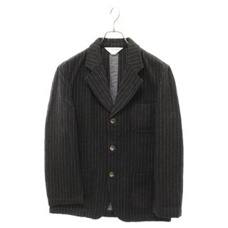 コムデギャルソン(COMME des GARCONS)のCOMME des GARCONS SHIRT コムデギャルソンシャツ 03AW ピンストライプ チェンジボタン ノッチドラペル 3B テーラードジャケット ブラック/ホワイト W11093(テーラードジャケット)