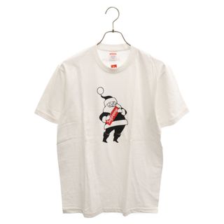 シュプリーム(Supreme)のSUPREME シュプリーム 16AW Santa Tee サンタ 半袖Tシャツ ホワイト(Tシャツ/カットソー(半袖/袖なし))