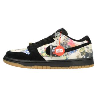 ナイキ(NIKE)のNIKE SB ナイキエスビー ×SUPREME SB Rammellzee DUNK LOW FD8778-001 シュプリーム ラメルジー ダンクローカットスニーカー ブラック US9/27cm(スニーカー)