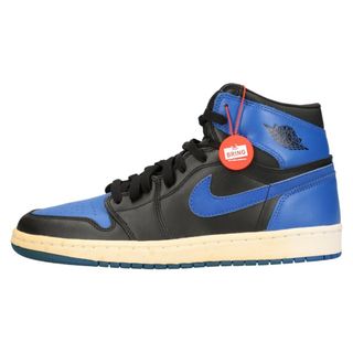 ナイキ(NIKE)のNIKE ナイキ 2001年製 AIR JORDAN 1 RETRO ROYAL 136066‐041 エアジョーダン1 レトロ ハイ ロイヤル ハイカットスニーカー ブルー/ブラック US10/28.0cm(スニーカー)