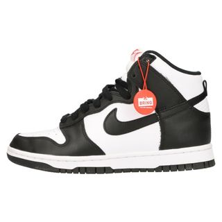 ナイキ(NIKE)のNIKE ナイキ WMNS DUNK HIGH DD1869-103 ウィメンズ ダンクハイ ハイカットスニーカー ホワイト/ブラック US8/25cm(スニーカー)