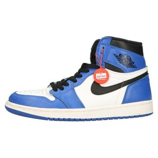 ナイキ(NIKE)のNIKE ナイキ AIR JORDAN 1 RETRO HIGH OG GAME ROYAL エアジョーダン1 ゲームロイヤル ハイカットスニーカー 555088-403 ブルー/ホワイト US9.5/27.5cm(スニーカー)