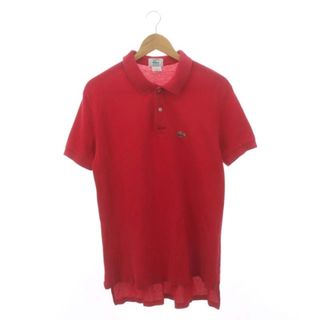 ラコステ(LACOSTE)のラコステ LACOSTE IZOD 90s USA製 ポロシャツ 半袖 L 赤(ポロシャツ)