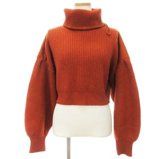 クラネ 18AW ニット セーター ミリタリー オレンジ 1 S位 ■SM1(ニット/セーター)