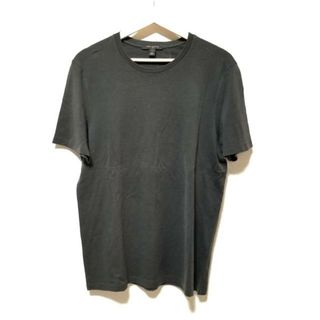 ルイヴィトン(LOUIS VUITTON)のLOUIS VUITTON(ルイヴィトン) 半袖Tシャツ サイズL レディース美品  - ダークブラウン クルーネック(Tシャツ(半袖/袖なし))