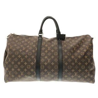 ルイヴィトン(LOUIS VUITTON)のLOUIS VUITTON(ルイヴィトン) ボストンバッグ モノグラムマカサー キーポルバンドリエール55 M56714 モノグラムマカサー モノグラム･キャンバス(ボストンバッグ)