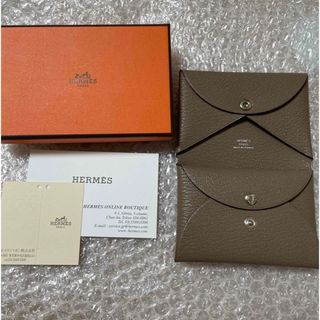 エルメス(Hermes)のHERMES エルメス　カルヴィデュオ　エトゥープ　新品(コインケース)