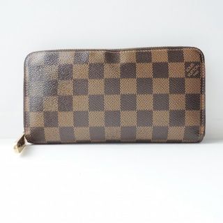 ルイヴィトン(LOUIS VUITTON)のLOUIS VUITTON(ルイヴィトン) 長財布 ダミエ ジッピー・ウォレット N60015 エベヌ ダミエ･キャンバス(財布)