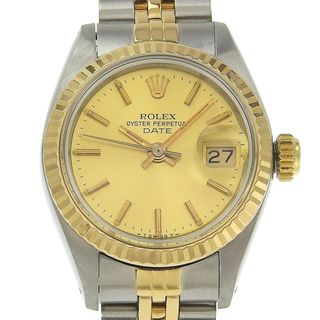 ロレックス(ROLEX)の【本物保証】 布袋付新品同様 ロレックス ROLEX デイトジャストコンビ 6917 81番台(1983年頃) シャンパンゴールド文字盤 SS/K18YG 2024/2OH(腕時計)