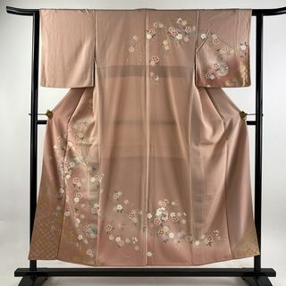 訪問着 身丈151.5cm 裄丈61.5cm 正絹 秀品 【中古】(着物)