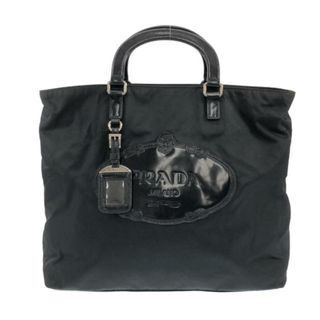 プラダ(PRADA)のPRADA(プラダ) ハンドバッグ - BN1106 黒 ナイロン×レザー(ハンドバッグ)