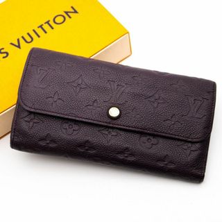 ルイヴィトン(LOUIS VUITTON)の★希少/美品★ ヴィトン 長財布 アンプラント ヴィルトゥオーズ パープル(財布)