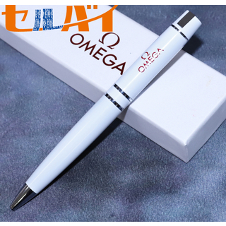 オメガ(OMEGA)の本物 新品 オメガ 腕時計 ウォッチオーナー限定 ロゴデザイン ボールペン ホワイト 筆記用具 ステーショナリー 保存箱付 OMEGA(ペン/マーカー)