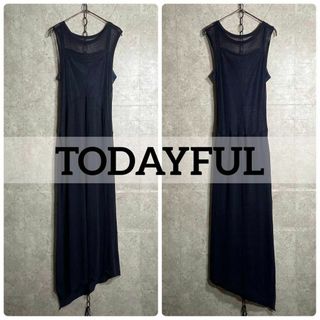 TODAYFUL - TODAYFUL wellmade メッシュリネン サマーニットキャミワンピース