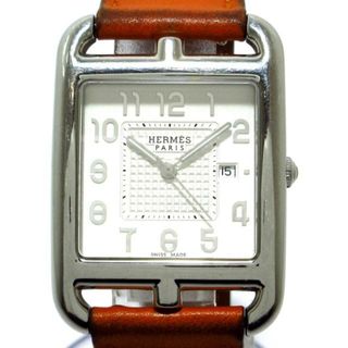 エルメス(Hermes)のHERMES(エルメス) 腕時計 ケープコッド CC2.710 ボーイズ SS/革ベルト/□R 白(腕時計)