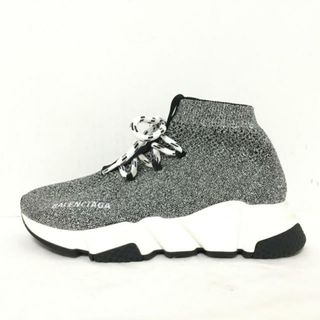 バレンシアガ(Balenciaga)のBALENCIAGA(バレンシアガ) スニーカー 23 レディース スピードトレーナー シルバー インソール取外し可 化学繊維(スニーカー)